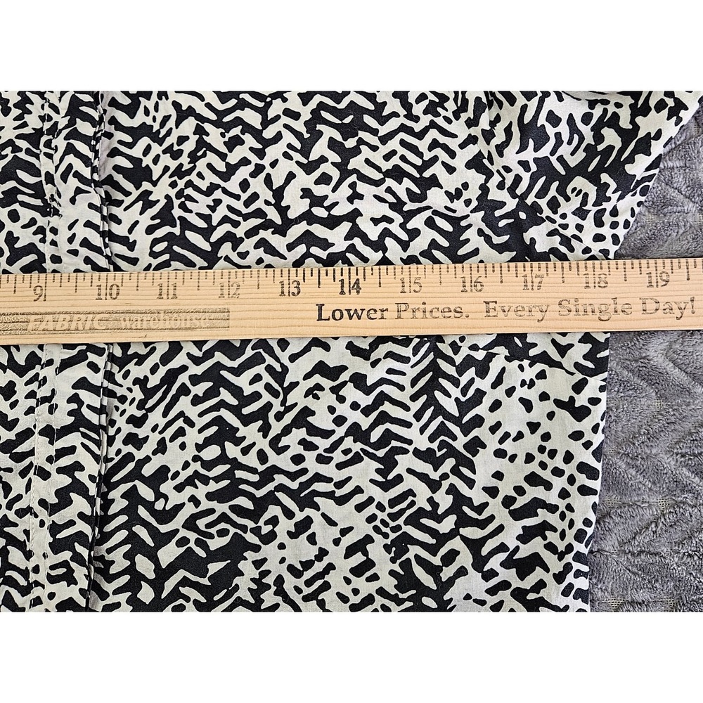 J.Crew‎ The Perfect Shirt Button Down 100% Cotton Black Cream Women's Size 6 - Picture 6 of 7